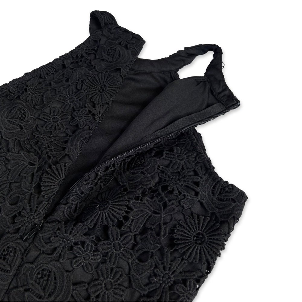 NWT Lulu’s Love Poem Black Lace Mini Dress - Picture 2 of 7